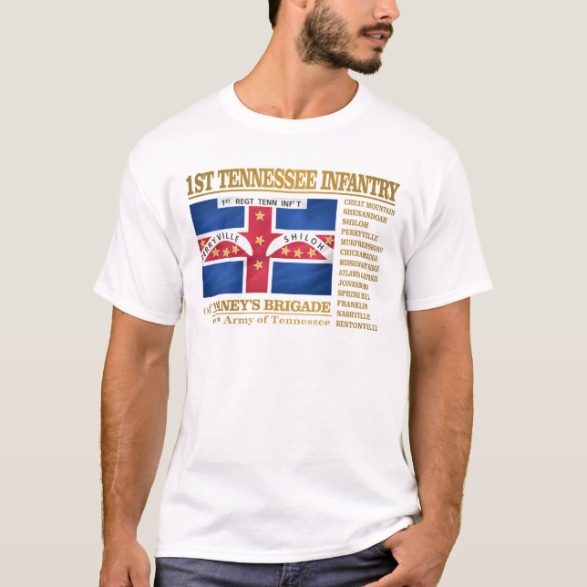 1st Tennessee Infantry (BA2) T-Shirt (Front)