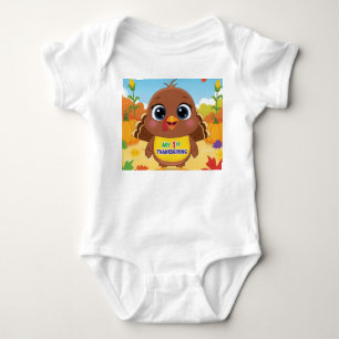 1st Thanksgiving Baby Bodysuit