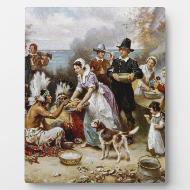 1st thanksgiving plaque (Front)