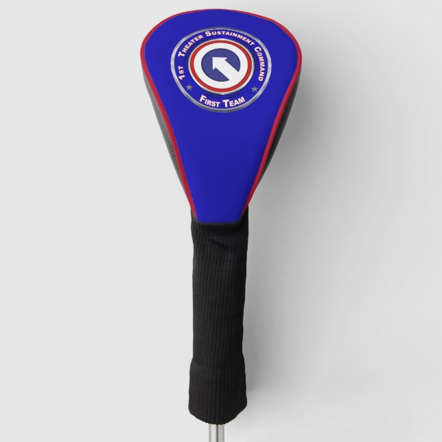 1st Theatre Sustainment Command Golf Head Cover (Front)