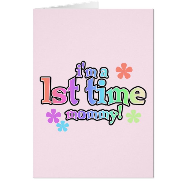 1st Time Mummy-Rainbow T-shirts and Gifts (Front)