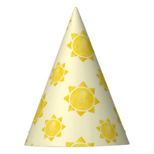1st Trip Around the Sun Birthday Hat – Yellow Boho