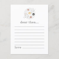 1st Trip Around The Sun Time Capsule Advice Card