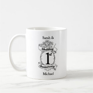1st Wedding Anniversary Coffee Mug