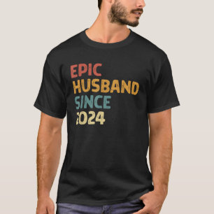1st Wedding Anniversary for Him Epic Husband Since T-Shirt