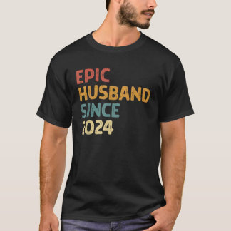 1st Wedding Anniversary for Him Epic Husband Since T-Shirt