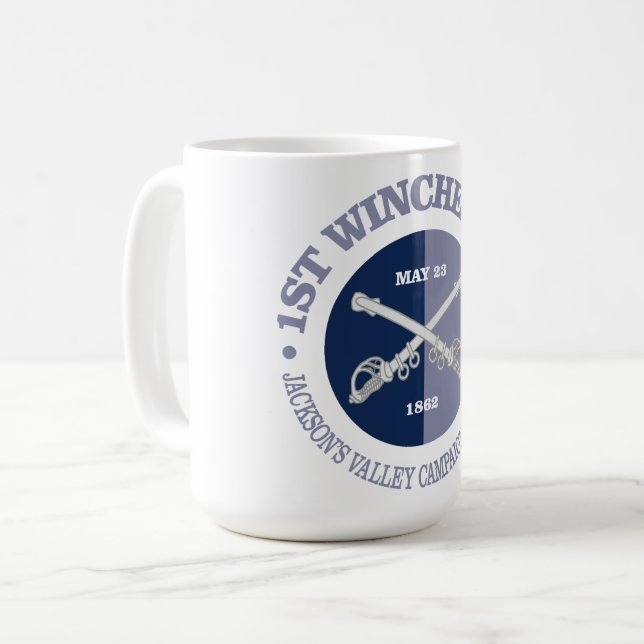 1st Winchester (B&G) Coffee Mug (Front Left)