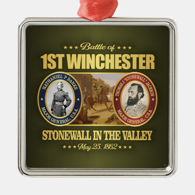 1st Winchester (FH2) Metal Ornament (Front)