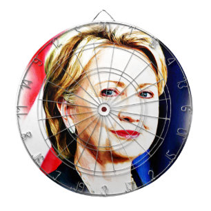 1st Woman President Hillary Clinton 2016_ Dartboard