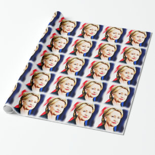 1st Woman President Hillary Clinton 2016_ Wrapping Paper