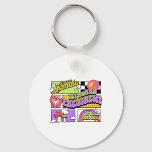 1st Woman President Kamala Harris Preppy Aesthetic Key Ring