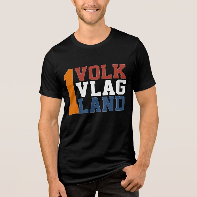 1VolkFlagCountry Tri-Blend Shirt (Front)