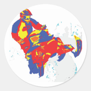 1wARHOL-sLEDS-2 Classic Round Sticker