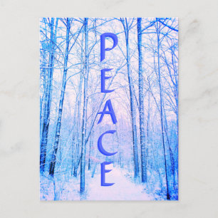 1WINTER PEACE BRIGHT CARD