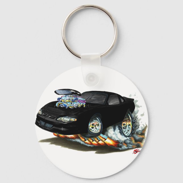 2000-05 Monte Carlo Black Car Key Ring (Front)