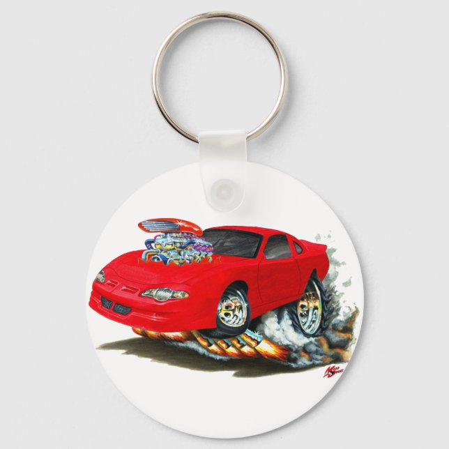 2000-05 Monte Carlo Red Car Key Ring (Front)