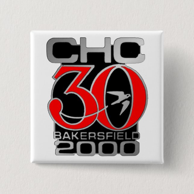 2000 Bakersfield 15 Cm Square Badge (Front)