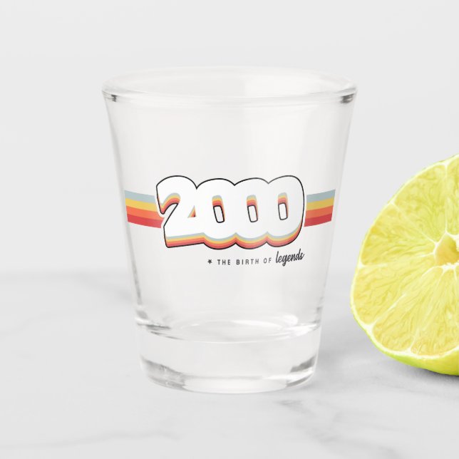 2000 The birth of legends Shot Glass (Front)