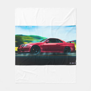 2000's sports car Fleece Blanket