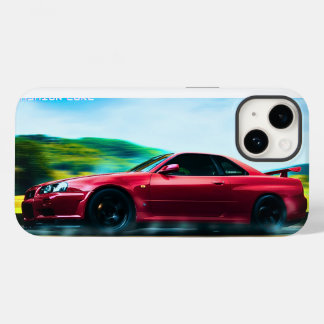 2000's sports car on iphone14 case mate cover