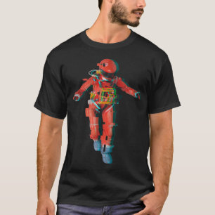 2001 Astronaut Glitch T-Shirt