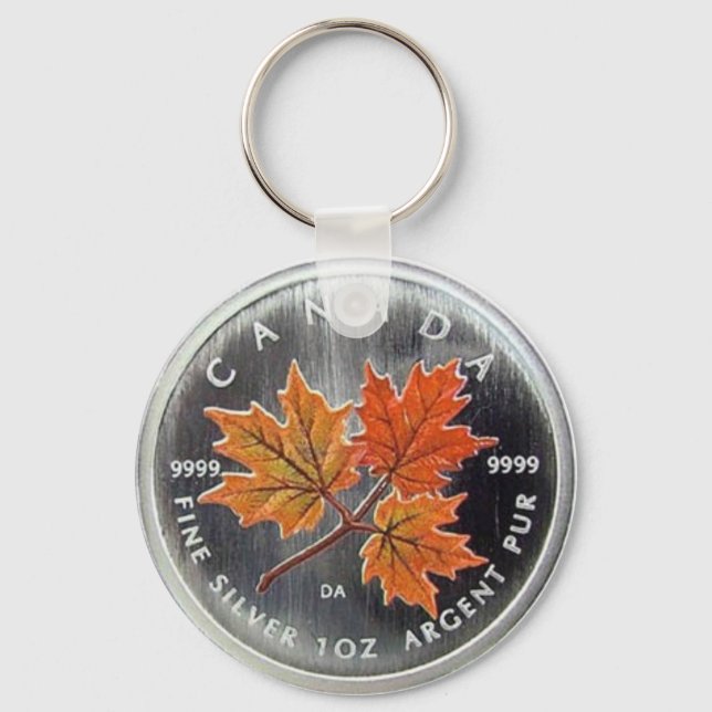 2001 Canada Silver Coin Key Ring (Front)