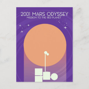 2001 mars odyssey postcard