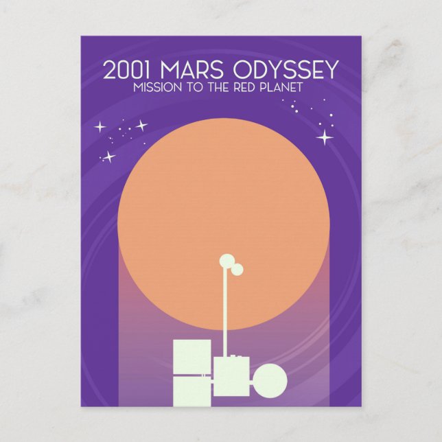 2001 mars odyssey postcard (Front)