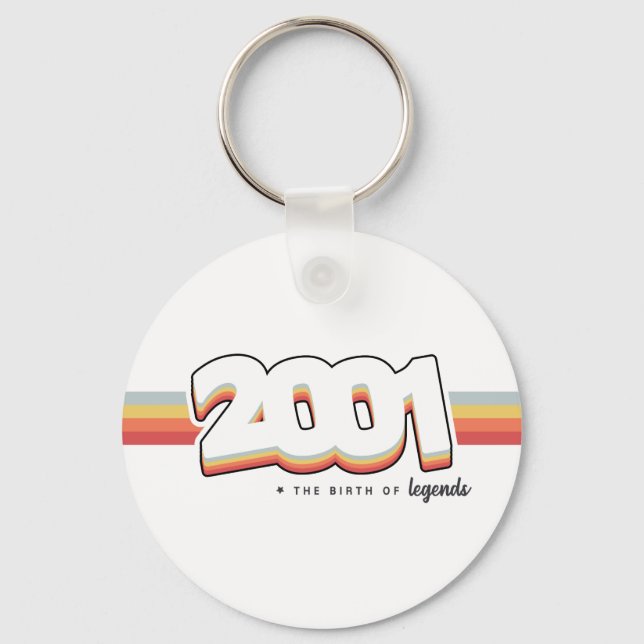 2001 The birth of legends Key Ring (Front)