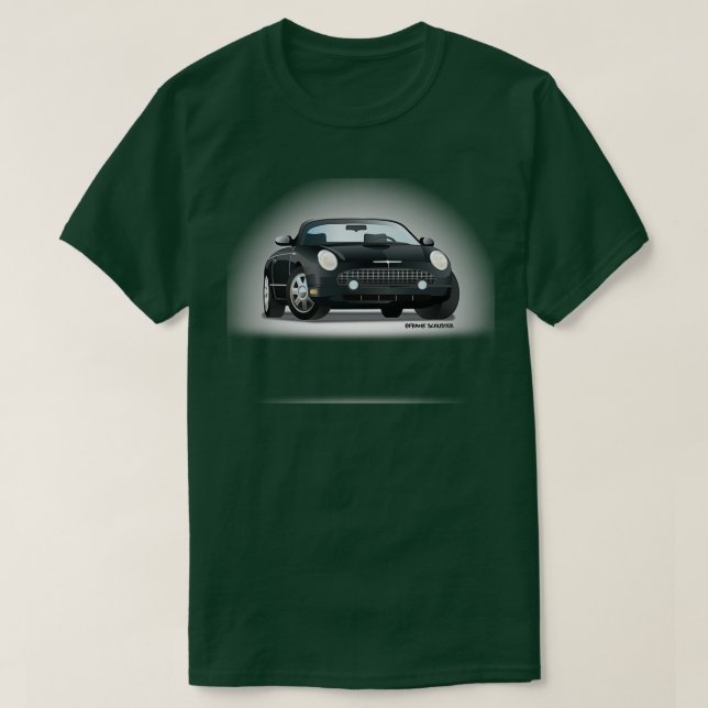 2002 2005 Thunderbird New T Bird T-Shirt (Design Front)