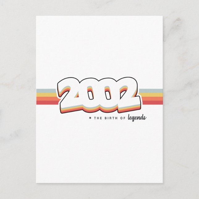 2002 The birth of legends Postcard (Front)