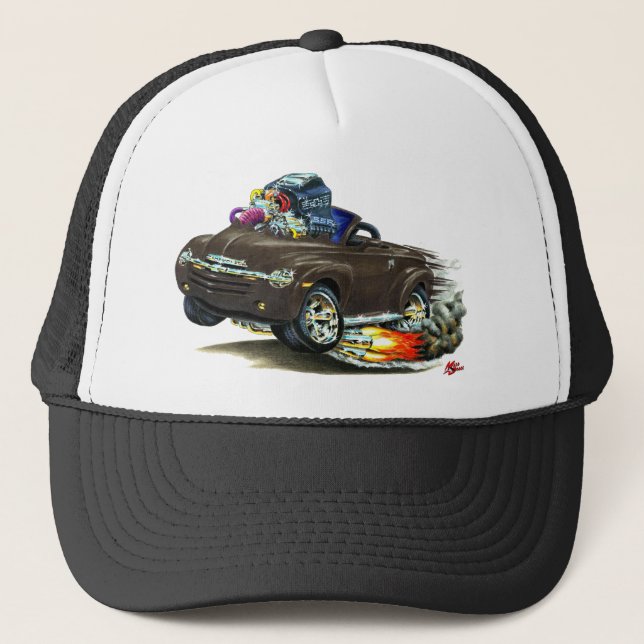 2003-06 SSR Black Convertible Trucker Hat (Front)