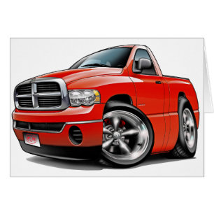 2003-08 Dodge Ram Red Truck