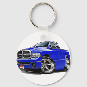 2003-08 Ram Quad Blue Truck Key Ring