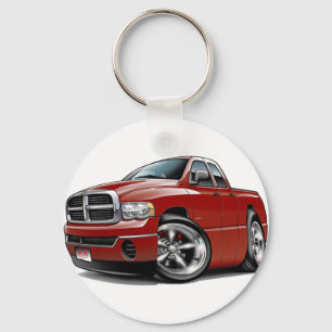2003-08 Ram Quad Maroon Truck Key Ring