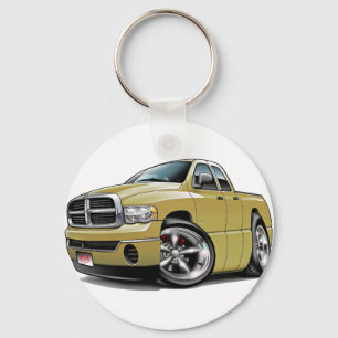 2003-08 Ram Quad Tan Truck Key Ring