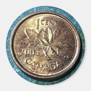 2003 Canadian Penny (Front) Magnet