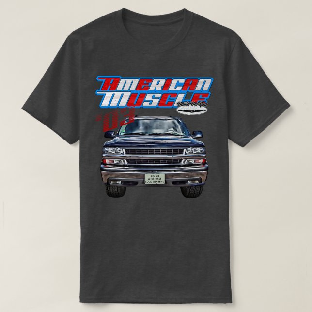 2003,Tahoe,Squarebody Truck,Yukon,Suburban,Silvera T-Shirt (Design Front)