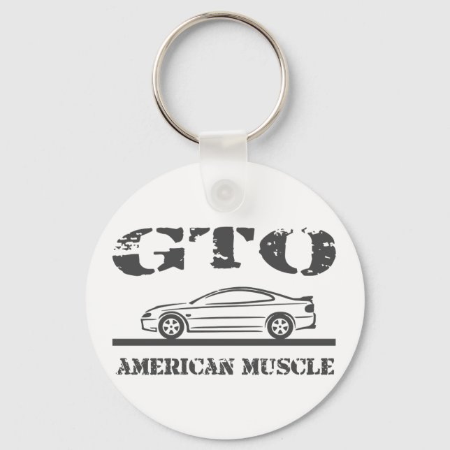 2004-06 GTO American Muscle Car Key Ring (Front)