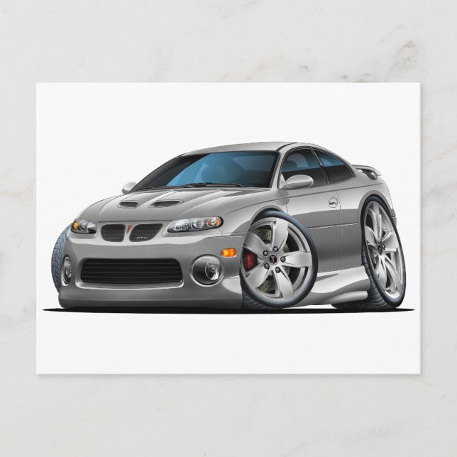 2004-06 GTO Grey Car Postcard (Front)
