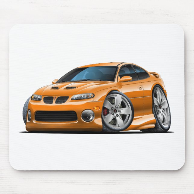 2004-06 GTO Orange Car Mouse Pad (Front)