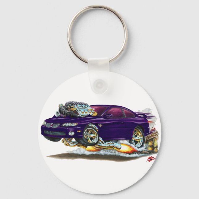 2004-06 GTO Purple Car Key Ring (Front)