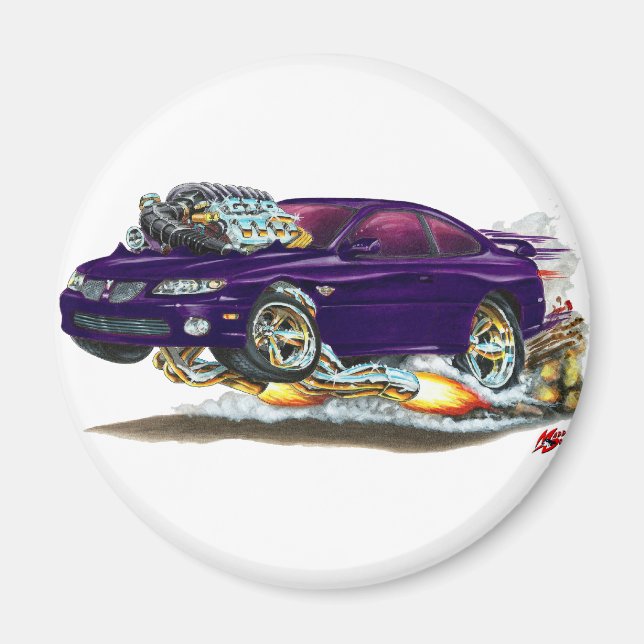 2004-06 GTO Purple Car Magnet (Front)