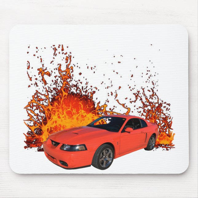 2004 Mustang SVT in our lava aseries Mouse Pad (Front)