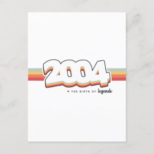 2004 The birth of legends Postcard