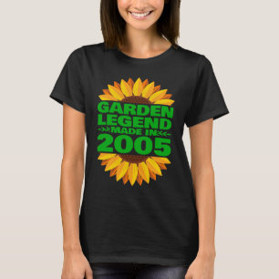 2005 Birthday & Vintage 2005 Garden Legend Made In T-Shirt