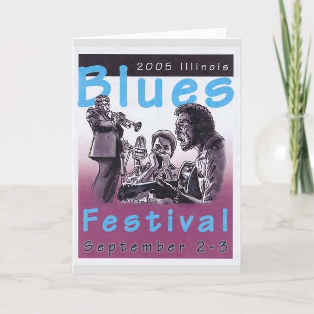 2005 Blues Concert Poster Project Card (Front)