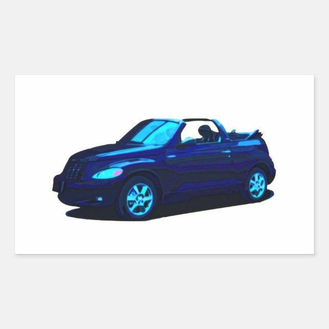 2005 Chrysler PT Cruiser Rectangular Sticker (Front)