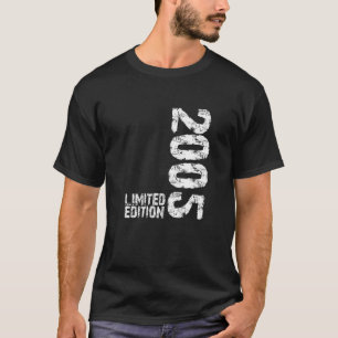 2005 Limited Edition Birthday Vintage Retro Premiu T-Shirt