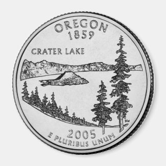 2005 Oregon State Quarter magnet